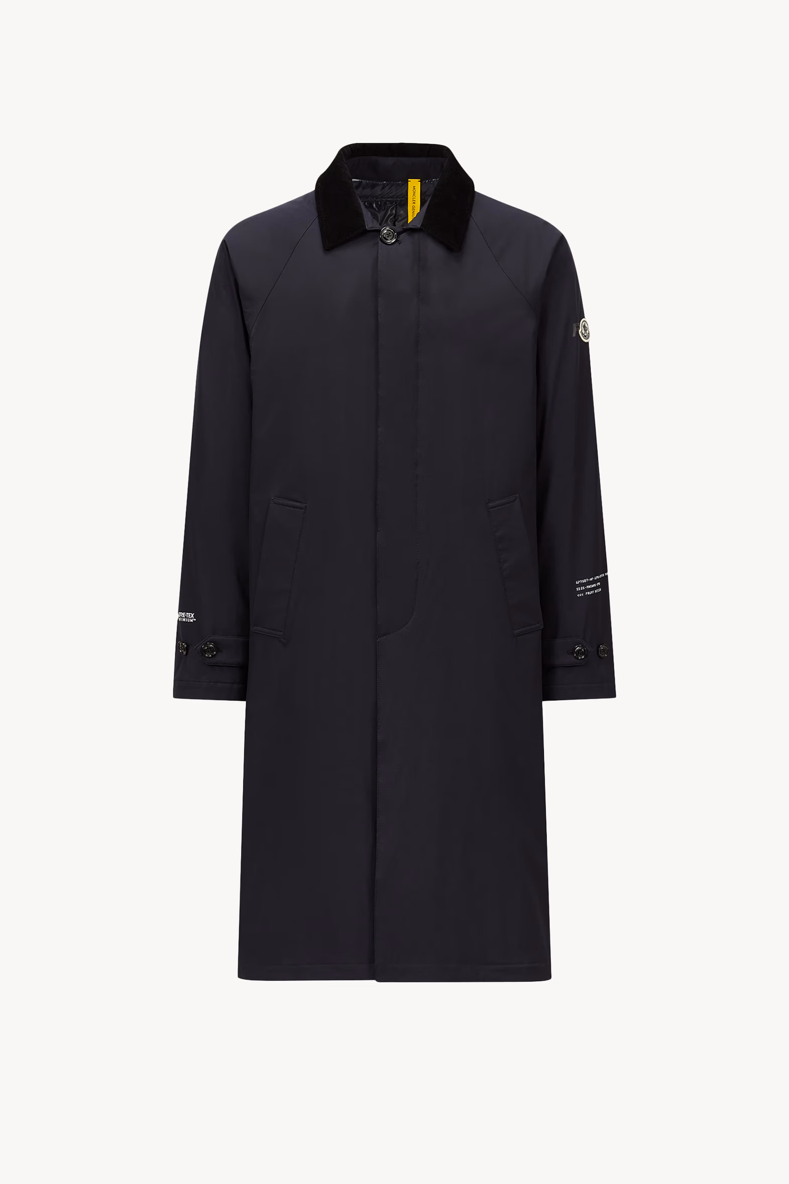 Moncler x FRGMT Nabeh GORE-TEX INFINIUM⢠Trench Coat Men Navy Blue Moncler 2